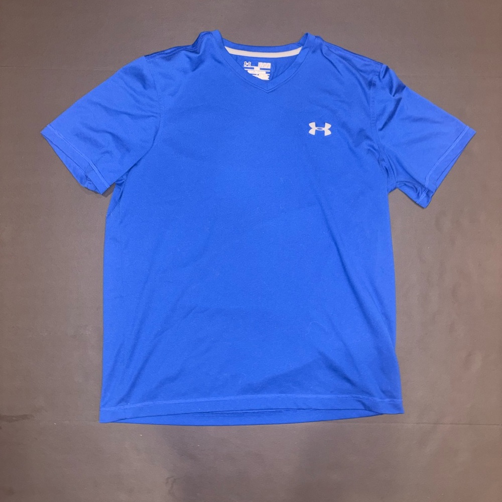 Under Armour Men's Vivid Blue Short Sleeve Tee
